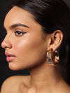 Gold Plated Brass Earrings