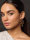 Gold Plated Brass Earrings