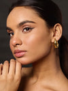Gold Plated Brass Earrings
