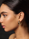 Gold Plated Brass Earrings